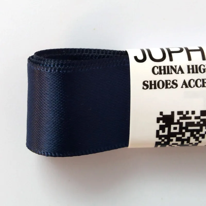 JUP 1-12 Pairs Dark Blue Boy Wholesale Princess Colorful Flat Ribbon Laces Lace Sport Shoes Silk Lady Sneakers Fashion Shoelaces