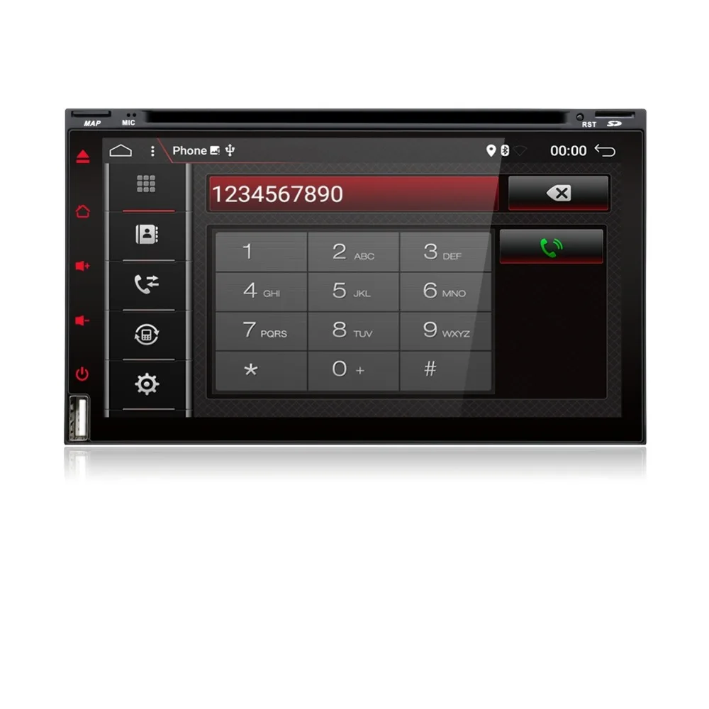 Excellent Quad Core Android 7.1 2 din Car  DVD Player GPS PC For Toyota Tiida Qashqai Sunny X-Trail Paladin Frontier Patrol Versa Livina 3
