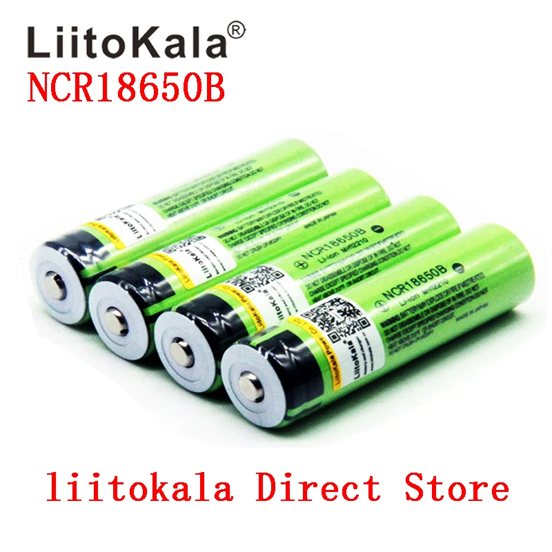 Новая Оригинальная батарея LiitoKala 18650 3400 мАч 3 7 в литий ионная аккумуляторная