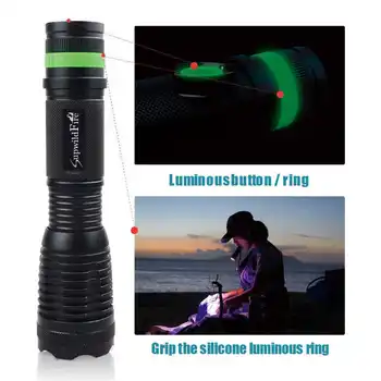 

Supwildfire G700 Flashlight 5000lm BRIGHT X800 Tactical LED torch flashlight t6 Military Design by 18650/AAA battery #3S28