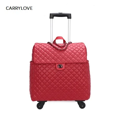 Модные высококачественные модные 18 дюймов портативные женские багажные сумки, брендовые дорожные чемоданы/сумки - Цвет: NO1