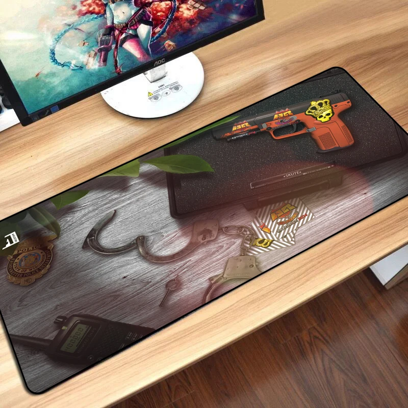 cs go Game Mouse Pad Mouse Pads Mouse Mat Large Stitch Edge Size AWP AK47 Boyfriend Gifts Gamer Big Computer Mousepad Gaming Pad
