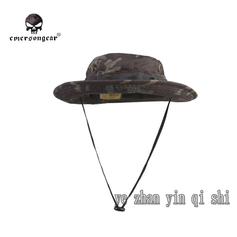 EmersonGear MCBK камуфляж снайпера Boonie шляпа горный шлем - Цвет: MCBK