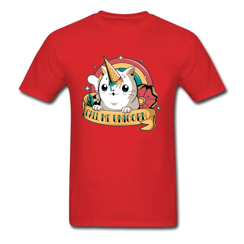 CALL-ME-UNICORN-0601 Camisa Labor Day All Cotton Round Collar Men T Shirt Casual Tshirts New Coming Short Sleeve Top T-shirts CALL-ME-UNICORN-0601 red