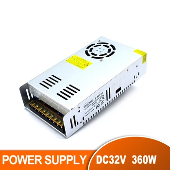 

DC Power Supply 32V 11.3A 360W Swich Powers Driver Transformers 220V 110V AC to DC Power Adapter for CNC CCTV Stepper Motors DIY