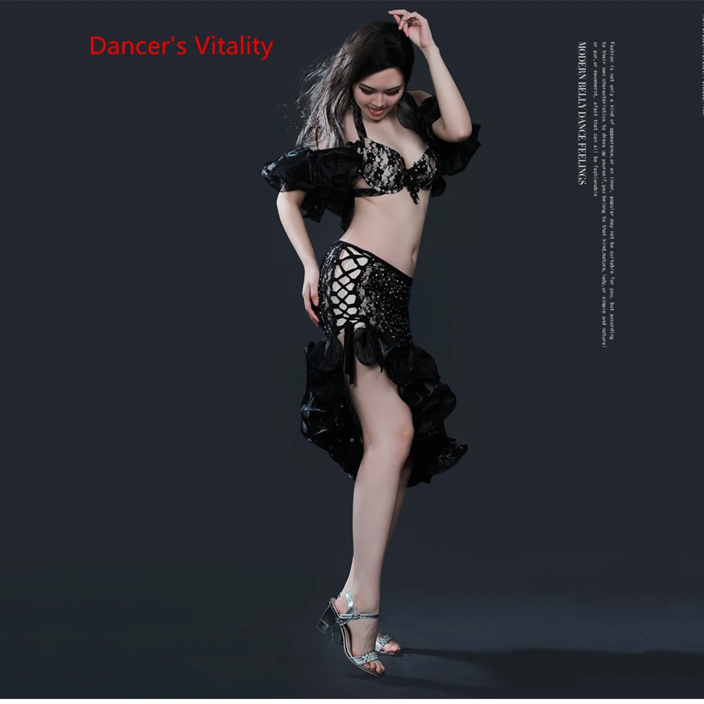 

2018 New Belly Dancing Clothes Practice Clothes Bra+Short Skirt 2pcs Belly Dance Set For Women Belly Dance Suit DV001