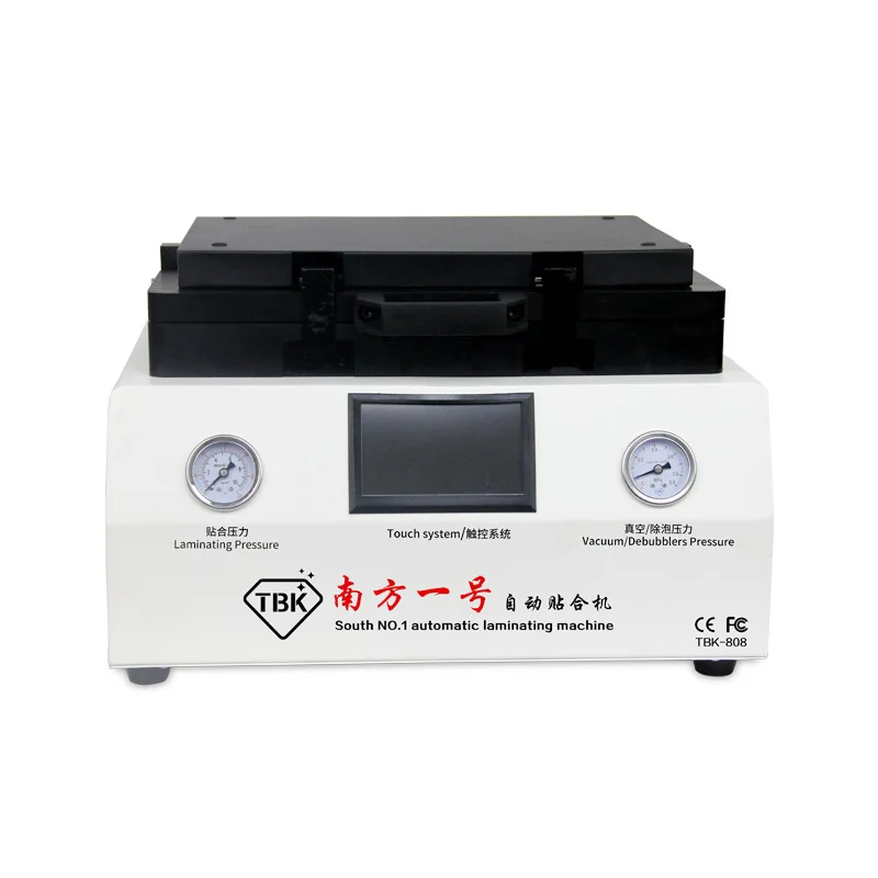  12 inch Curved Screen TBK 808 Vacuum Laminating Bubble Removing Machine Laminator and Debubbler For