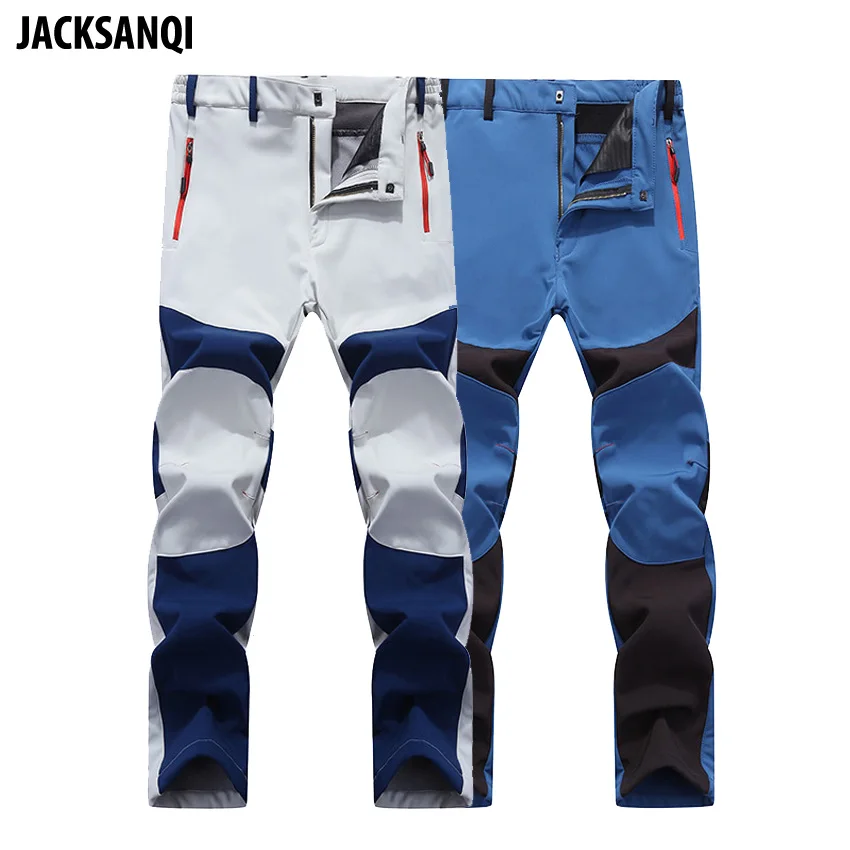 JACKSANQI de invierno Softshell pantalones de esquí al aire libre caliente impermeable Trekking escalada senderismo RA046