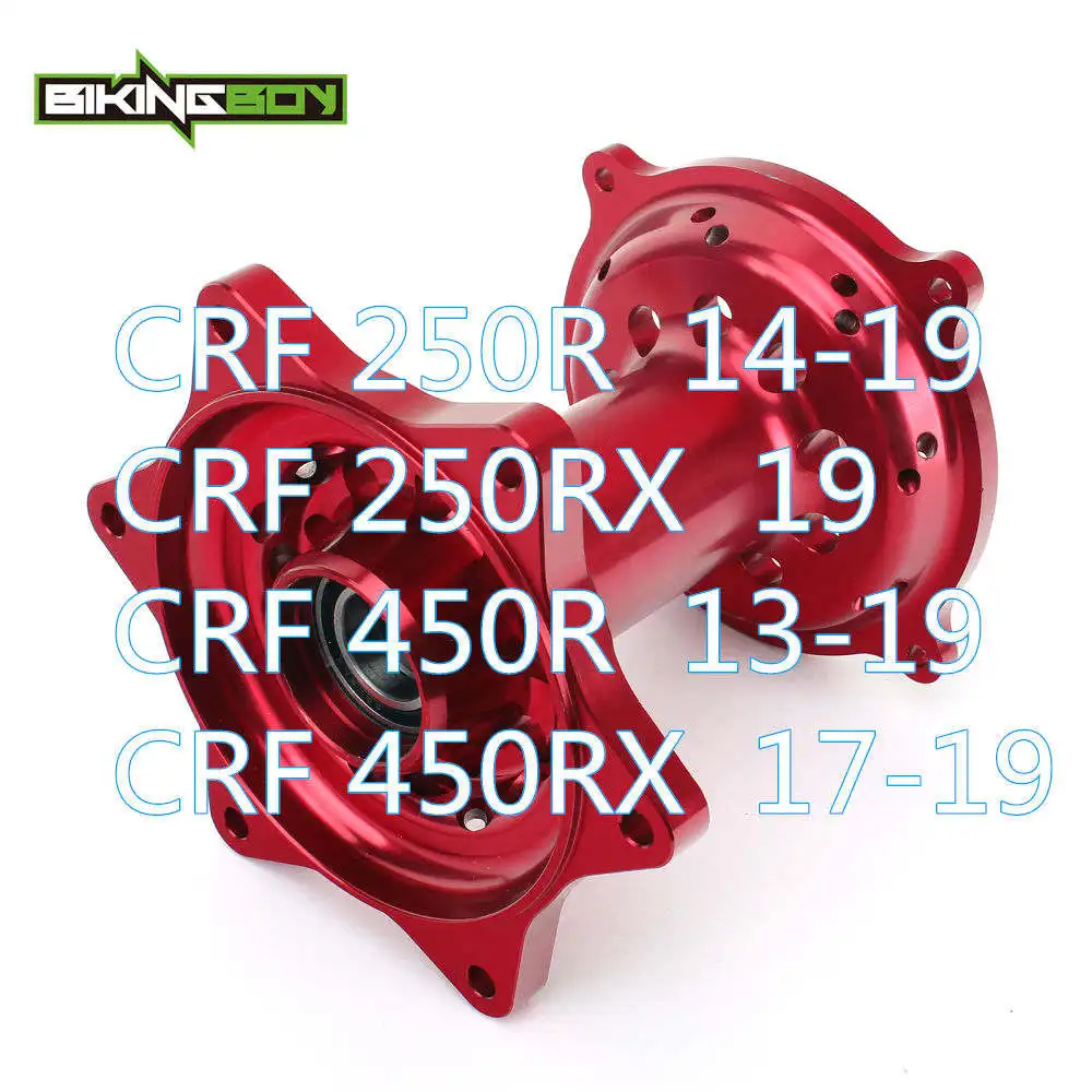 BIKINGBOY для Honda CRF250R 04- CRF450R 02-19 03 04 05 06 07 08 09 10 11 CRF 250 450 X RX CR 125 250 R 02-13 заднее колесо концентратора - Цвет: Red 13-19