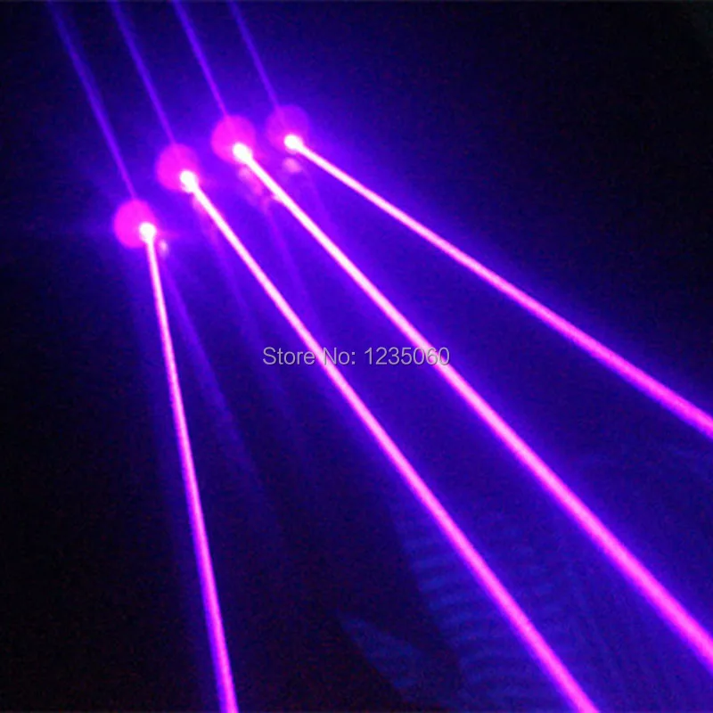 purple laser beam