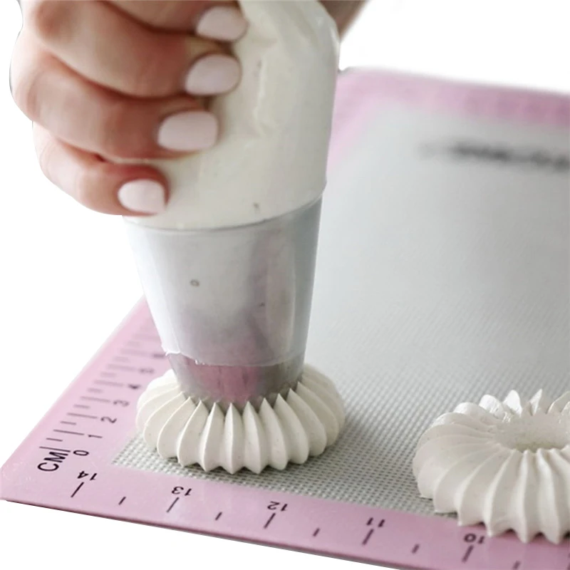 

Urijk Tips DIY Cakes Decorating Tools Kitchen Stainless Steel Nozzles Cupcake Large Icing Piping Nozzle Baking & Pastry Tools