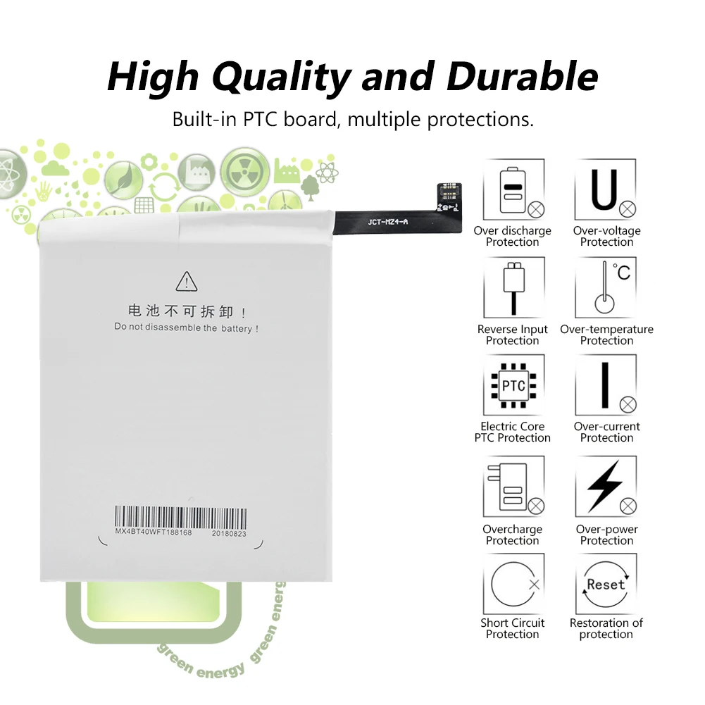 Высокое качество новая оригинальная замена MX 4 BT40 батарея для Meizu MX4 3100mAh BT 40