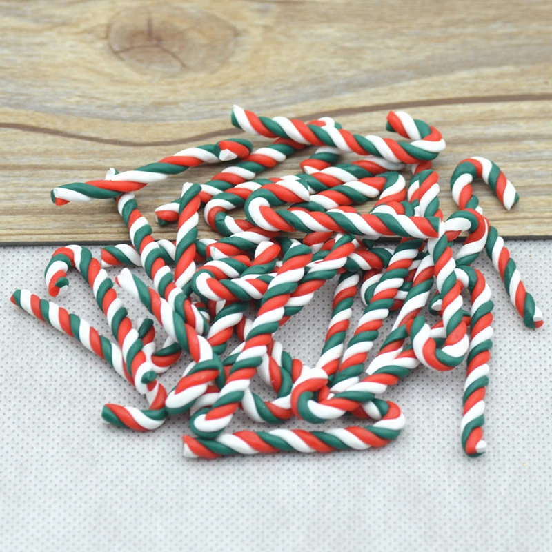 39 4mm Fimo Ton Weihnachten Candy Cane Ton Desserts Diy