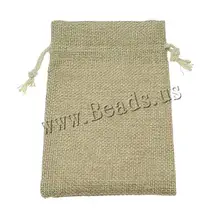 Лен шнурок мешок, Рождество, 120x170x7 мм, 100 шт./лот, Продавец много