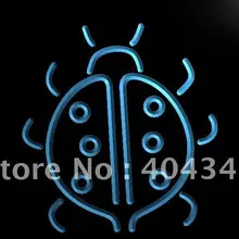 LB851-Леди Жук витрина, домашний декор подарок светодиодный неоновый свет знак