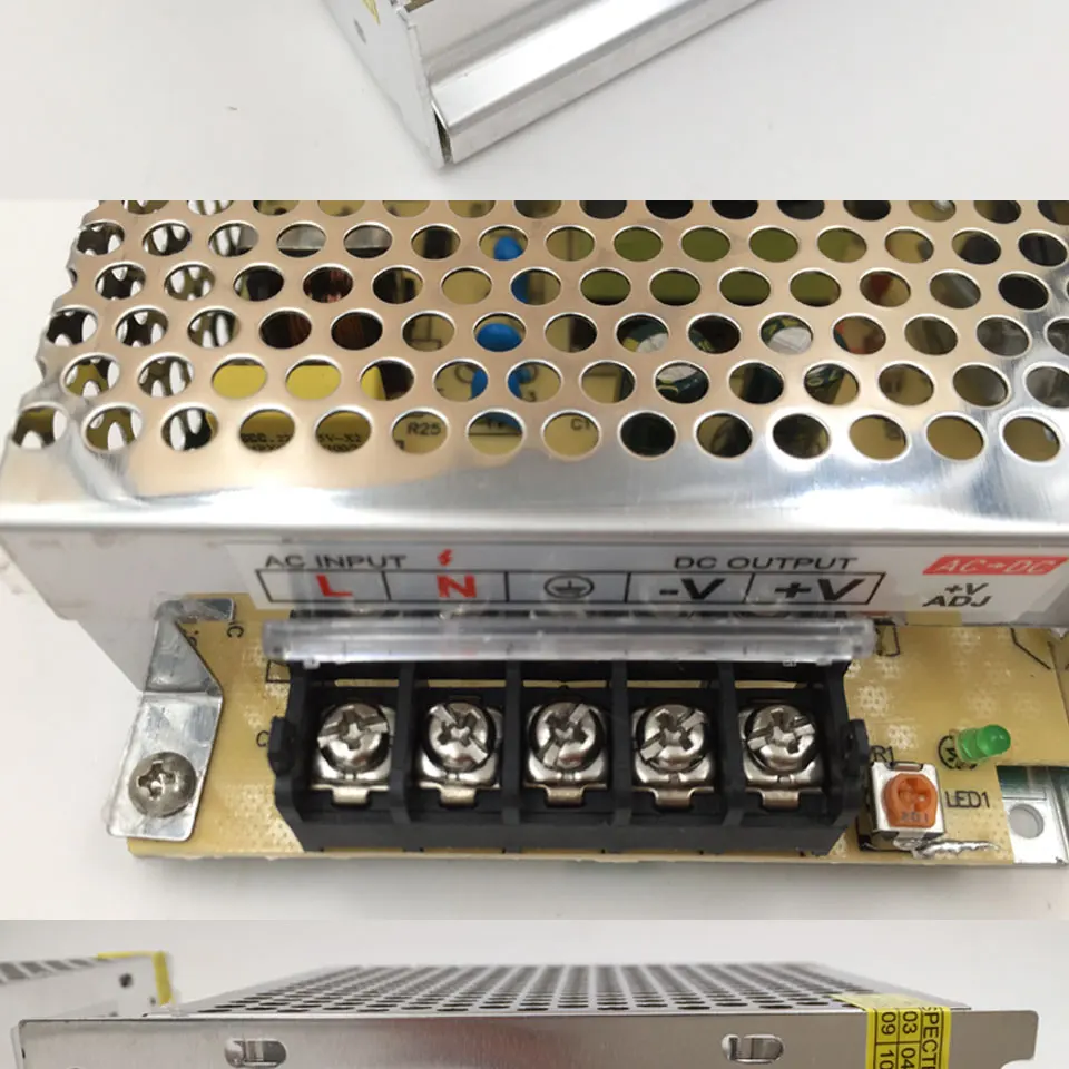 Переключатель переменного тока в постоянный источник питания светодиодный трансформатор 1.25A 2.1A 3A 5A 6.5A 8.5A 10A 15 W 25 W 36 W 60 W 80 W 100 W 120 W для DC 12 V
