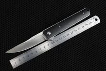 TRSKT Kwaiken Ball- Bearing Camping Knife Flipper Knives G10 Handle 9Cr18MoV Steel Rescue Outdoor knives EDC tool Dropshipping