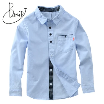 

1pcs Hot Sale Children Boys Shirts Cotton Solid Kids Shirts Clothing For Brand Clothes kids Top Fashion Boys Shirts Long Sleeve