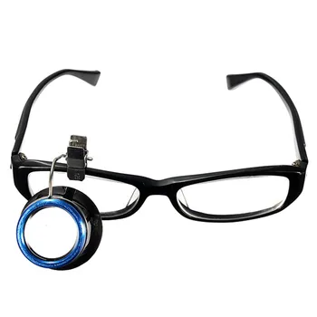 

1Pcs 10x Clip-On Eyeglass Eye Magnifier Loupes Magnifying Lens Watchmakers Jewellers Repair Tool