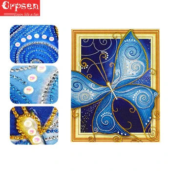 

Diamond Painting 5D DIY Drill Embroidery Butterfly Diamond Mosaic Sale Picture Specail Diamond Accessories Decor Crpsen