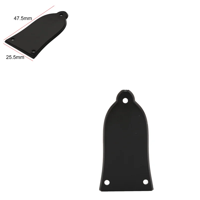 

NEW 2019 1pc Guitar Truss Rod Cover Electric Guitar Black 3 Holes Plastic Bell Style Truss Rod Cover For Gibson HOT !