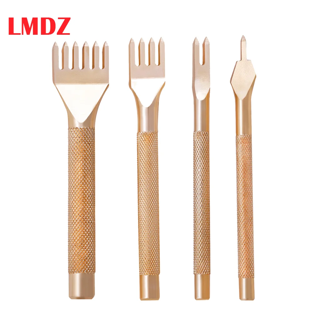 LMDZ кожи, ручная работа, 4 мм 1/2/4/6 зубец Металл DIY Алмазная для шнуровки для сшивания долото/кожаного изделия ручной работы Инструменты Дырокол|Пробойка| | АлиЭкспресс