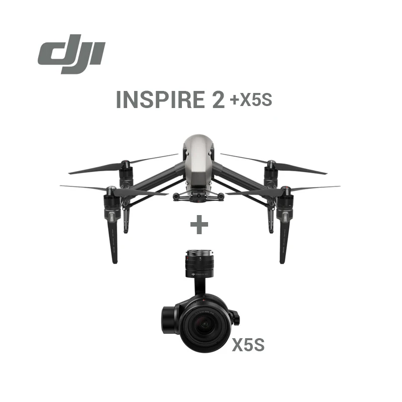 Дрон DJI Inspire 2 RC вертолет с камерой Zenmuse X5S или Zenmuse X7 5,2 k