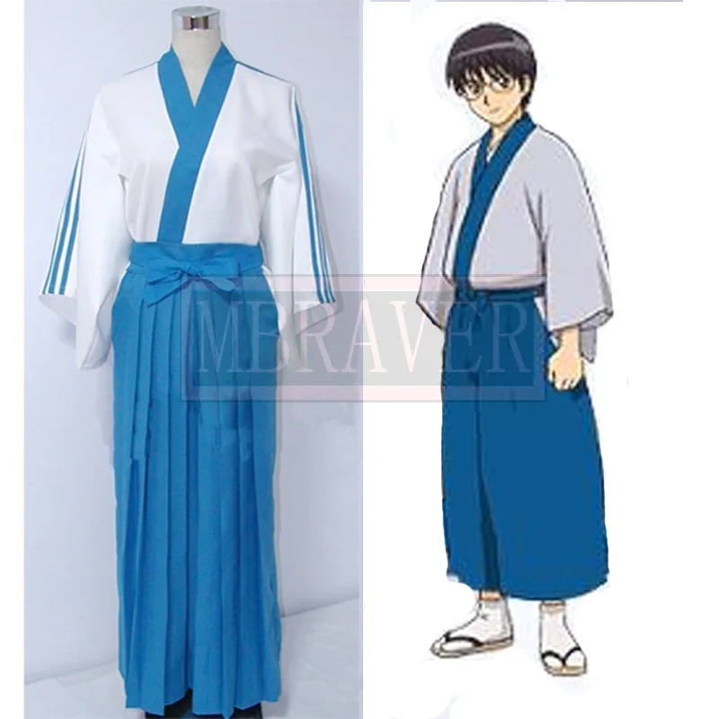 

Бесплатная доставка, дешевый косплей-Костюм Gintama Shinpachi Shimura, аниме-одежда