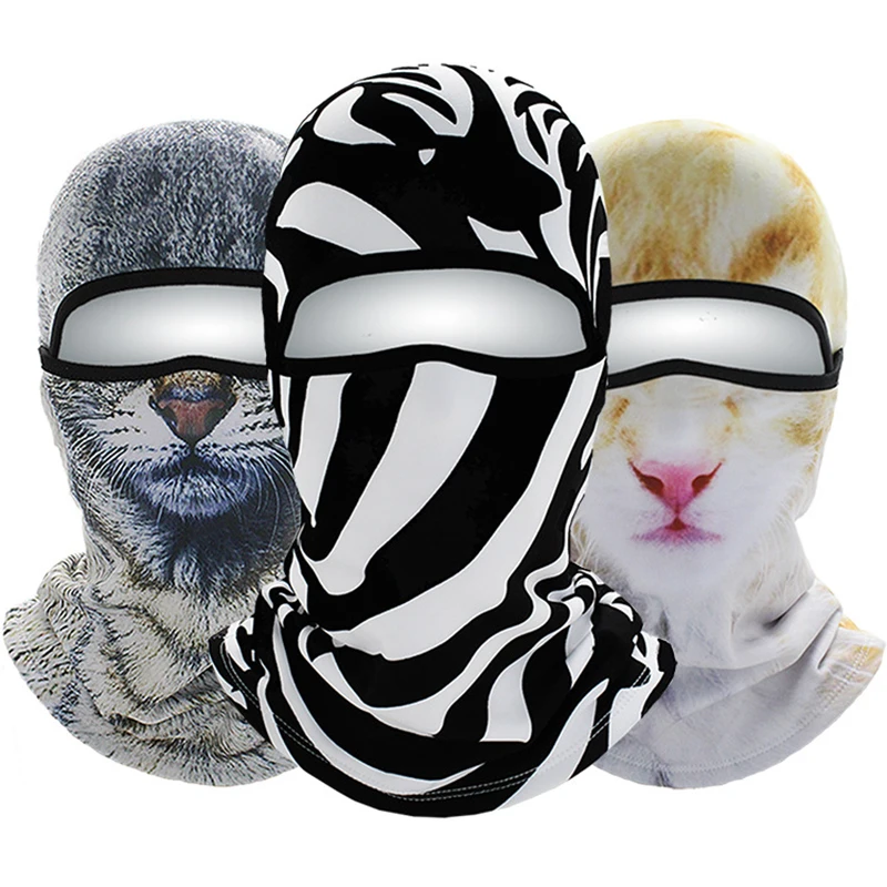 

3D Animal Cycling Winter Face Mask Racing Bike Wind-proof Dustproof Cap Training Riding Sport Scarf Cover Flying Ski Accessories