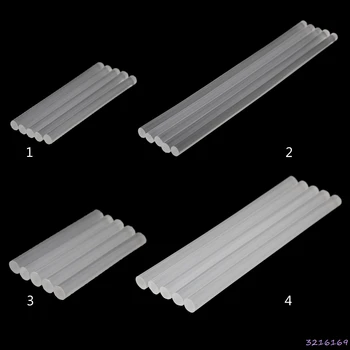 

5pcs Hot Melt Glue Stick Transparent Adhesive For DIY Crafts Toys Repair Tools