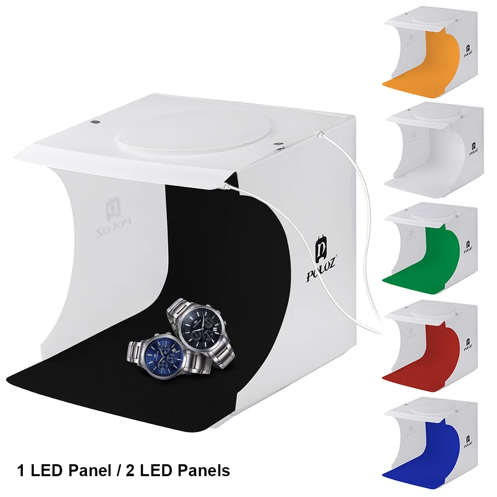 2023 Mini Foldable LED Softbox Kit 6