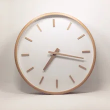 Beech Frame Bell Wooden font b Wall b font font b Clock b font Bedroom Living