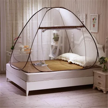 

Round lace curtains dome-free installation magic mosquito net singledoor antimosquito bedspread princess style folding mesh tent