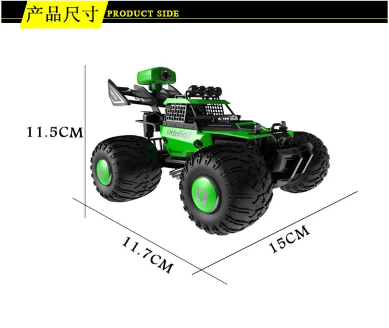 Гоночный Радиоуправляемый автомобиль Vedio Wi Fi FPV 2 4 ГГц 2WD RC сборка автомобиля 480P