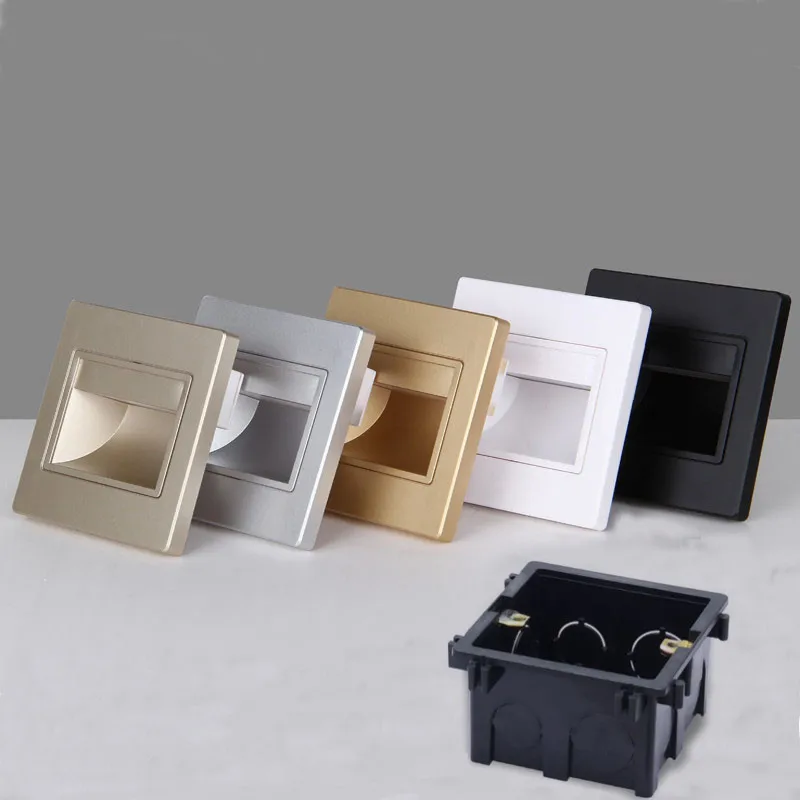  Recessed Led Stair Light 85-265V led wall Sconce lighting In Step Lamp stairway lamps warm / cool w - 32293351201
