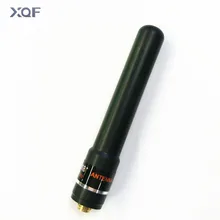 Antena HH-S518 + uv 145/435mhz ganho alto, antena SMA-F mão curta para baofeng UV-5R rádio bidirecional