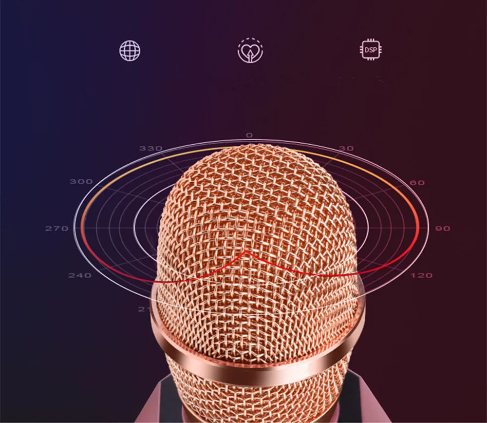 Микрофон для караоке buyincoin с USB портом беспроводной порт 3 5 мм стерео iPad телефона