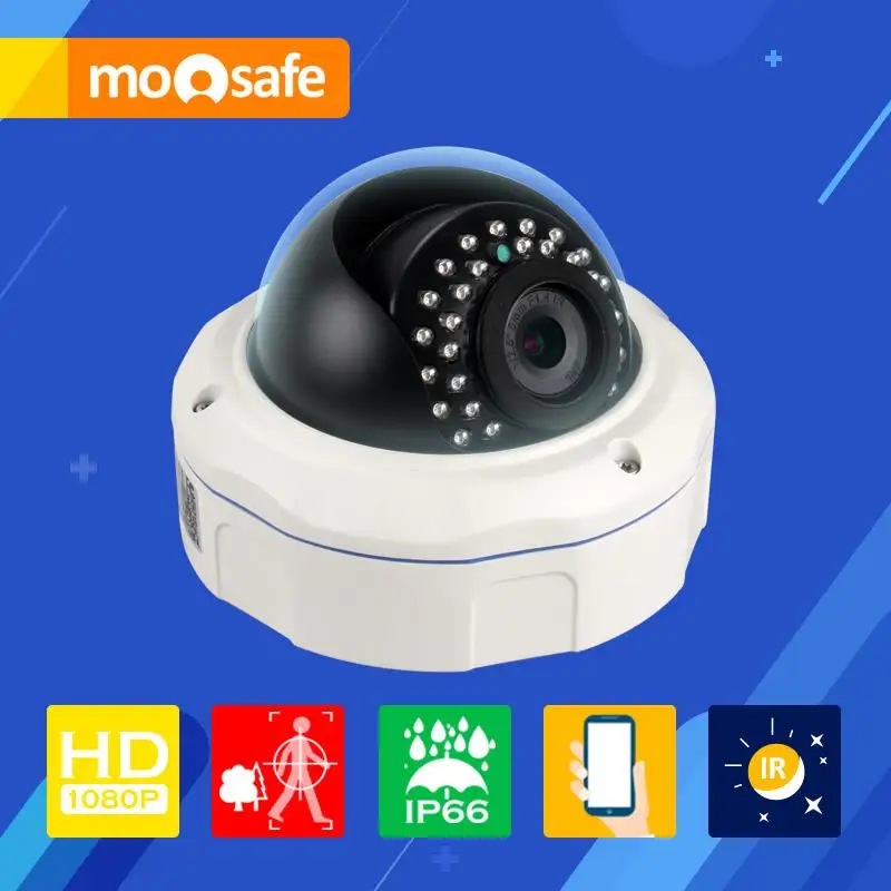 

Mosafe 1080P wired Network IP Camera 1920*1080P indoor 30pcs LED IR night vision waterproof Onvif  Surveillance Cameras