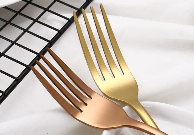 Золото cultery нержавеющая сталь кухонный набор Ресторан Посуда Сервировочный набор с обеденной ложкой вилы и ножи