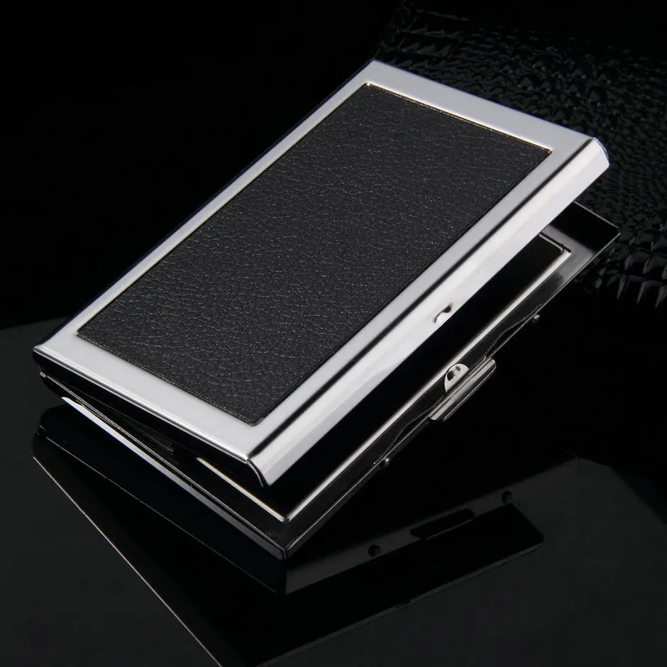 

High Quality Business Card Case Waterproof Aluminum ID Credit Card Holder Pocket Case Box Mini Wallet Easy to Carry