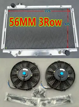 

3ROW 56MM Aluminum Radiator & 2Fans for TOYOTA Landcruiser Land cruiser HDJ80/HZJ80/FZJ80 80 Series 4.2 D & 4.2 TD AUTO 90-99
