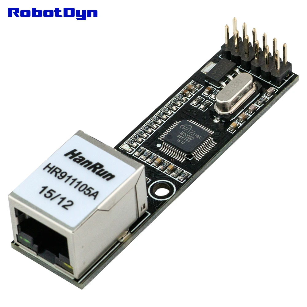 Сетевой модуль локальной сети W5500 для Arduino со схемами 3 В/5 В. Новая версия