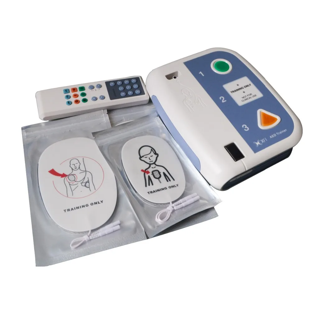 AED/тренажер для моделирования 120C+ автоматическая Внешняя Пластиковая машина для первой помощи медицинское устройство для обучения выживания с английским и тайским