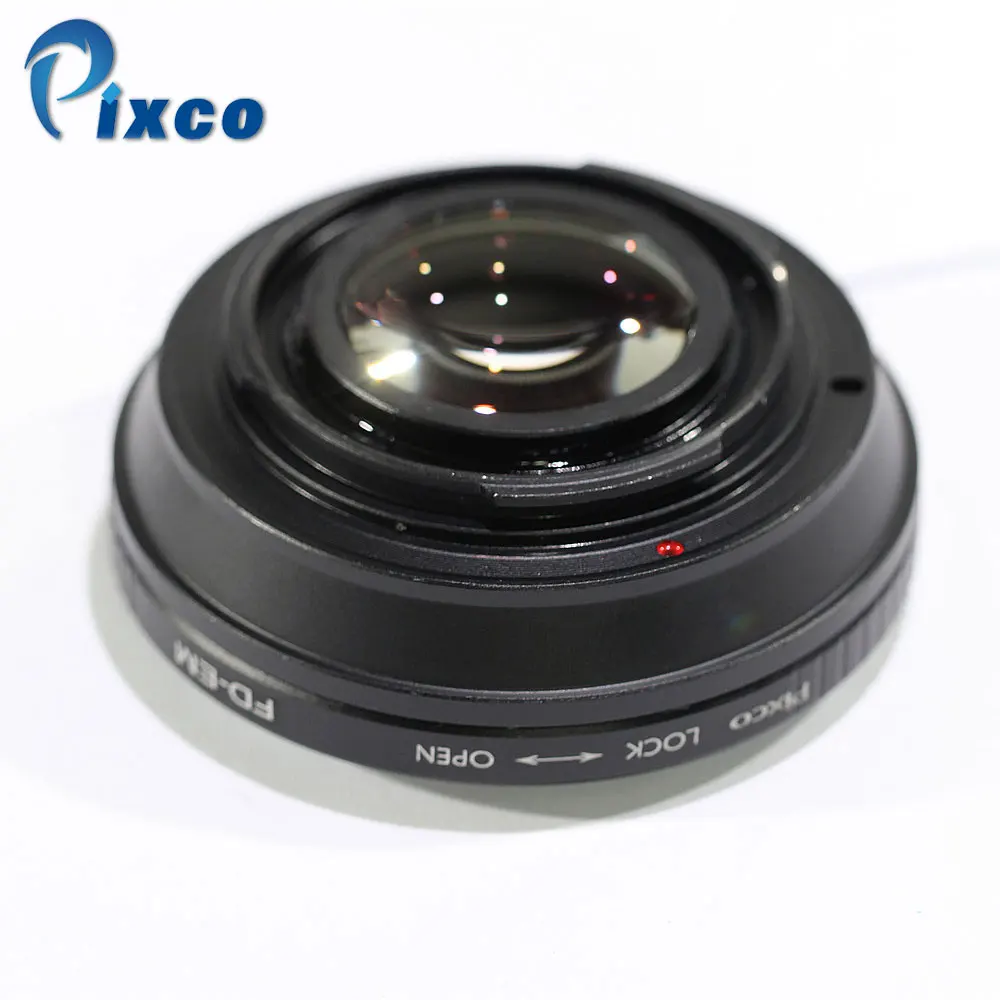 

Pixco For FD-EOS.M Lens Adapter Focusing Infinity Focal Reducer Speed Booster with Optical Glass for Canon FD Lens to EOS M M50