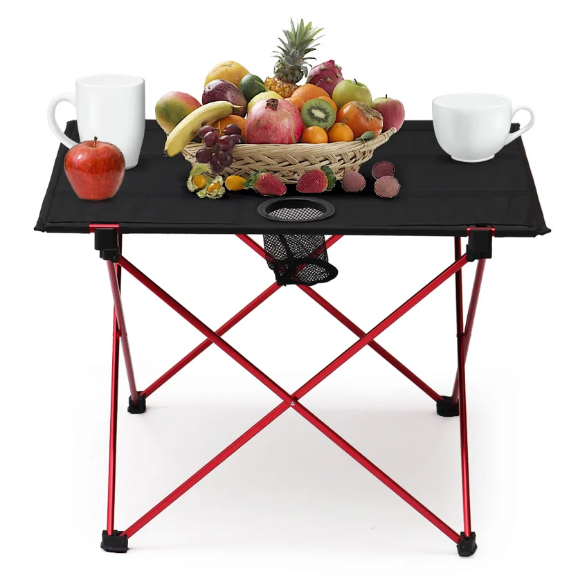  Portable Folding Table Picnic Outdoor Dining Table Ultralight Black High Grade Table Desk 7075 Alum