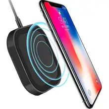 Lewoer Qi Wireless Charger For iPhone Max X 10W Fast Wirless Charging Pad For Samsung S10 Xiaomi MI 9 desktop pad charging