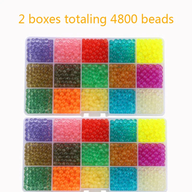 

crystal DIY Magic qua Animal Molds Hand Making 3D Beads Puzzle New Kids Educational qua Toys for Children Spell Replenish Bean