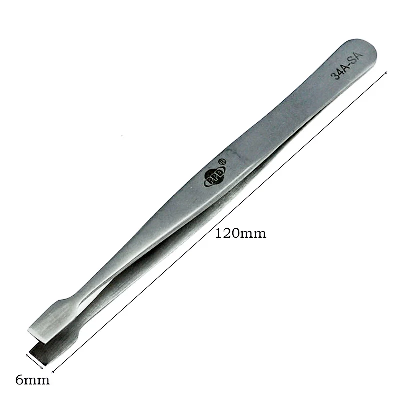 PPD Bga tin graft to repair knife tweezers multipurpose antistatic antistatic stainless steel flat nose forceps with tweezers precision tweezers,tweezer tool,esd anti static tweezers