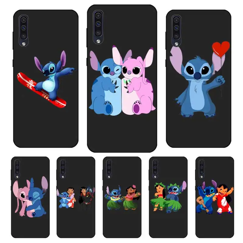 P213 стежка Magic черный силиконовый чехол для samsung Galaxy A6 A7 A8 A9 A10 A30 A40 A50 A60 A70 A80 A90 5G A20E