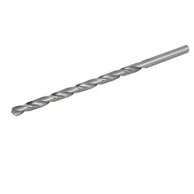 

8.5mm Drilling Dia 200mm Length HSS Round Shank Twist Drill Bit Silver Tone